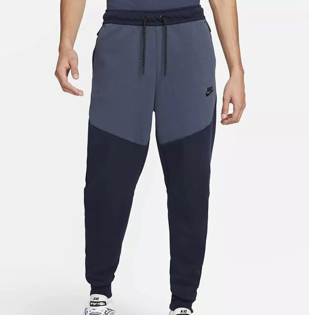 Mens Nike Sportswear Tech Fleece Joggers Obsidian / Thunder CU4495-451 XL